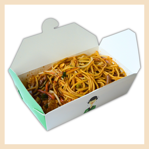 Gebratene Nudeln mit 3 Köstlichkeiten Fallaloon 093 1