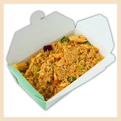 Gebratener Reis mit Hühnerfleisch (scharf🌶️) Fallaloon 306