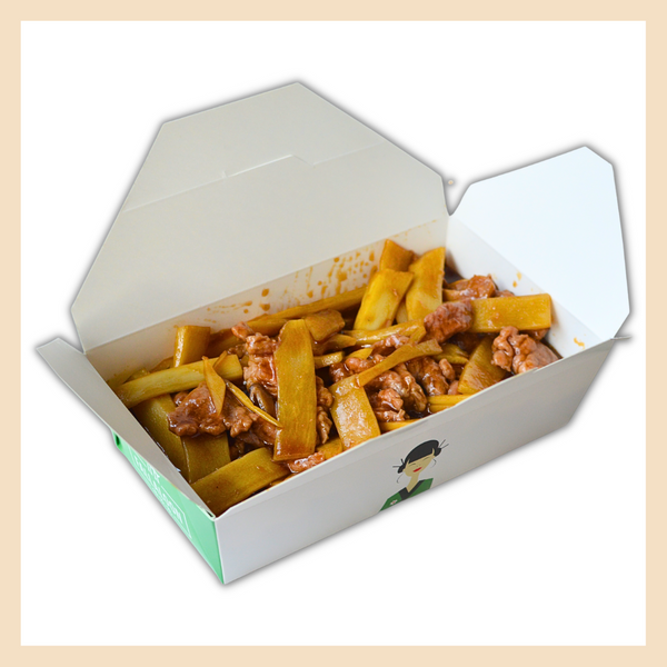 Rindfleisch mit Bambus und Pilzen – Fallaloon Homeservice KG