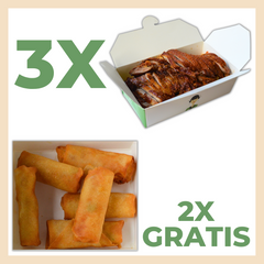 Sonderangebot 3xKnusprige Ente mit "Acht Schätzen" (scharf) 043, 2xMini Frühlingsrollen 1010 gratis 1