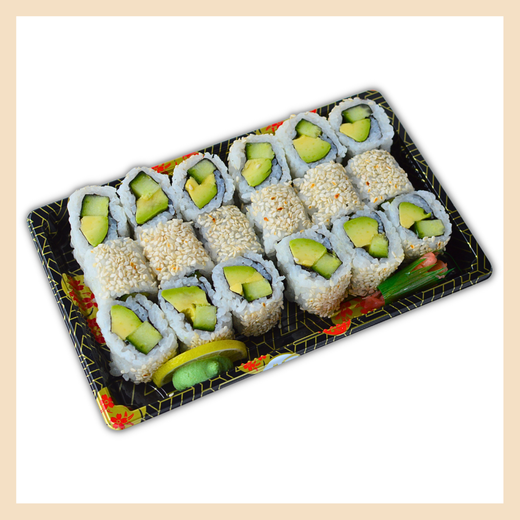 Sonderangebot Avocado Gurken Maki 18 Stück. Gültig NUR HEUTE 1
